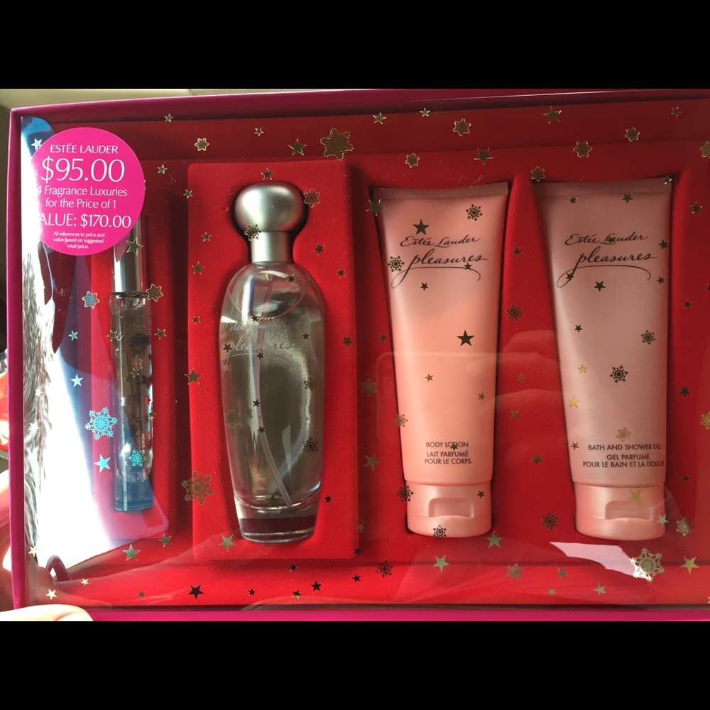 Este Lauder Pleasures Parfume set